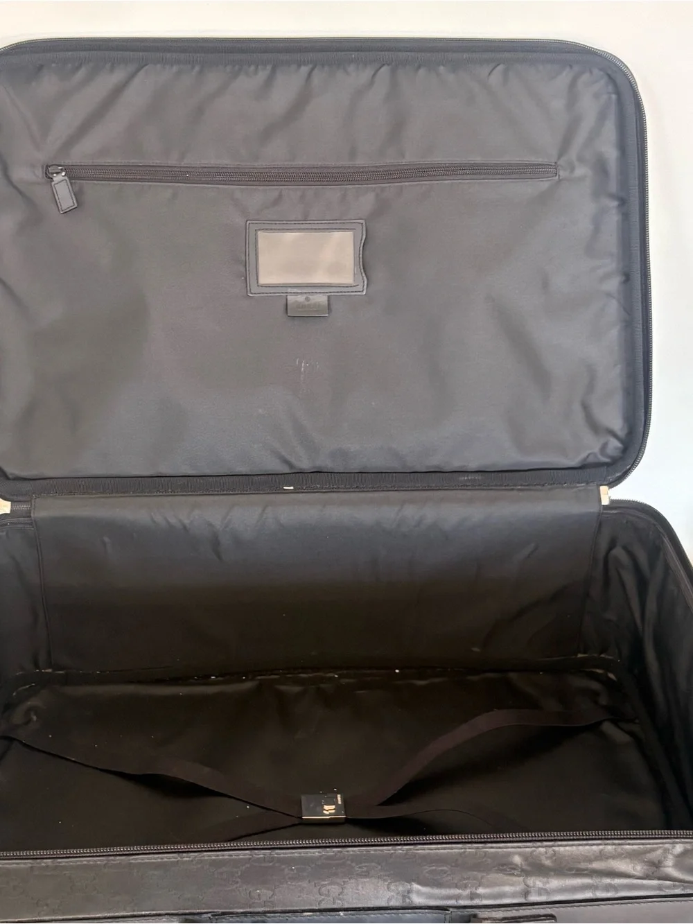 Gucci Black GG Monogram Briefcase Travel Bag